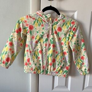 Floral Hooded spring Jacket